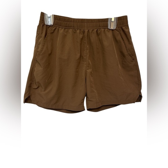 Mier Brown Running Nylon Quick Dry Shorts - Picture 1 of 3